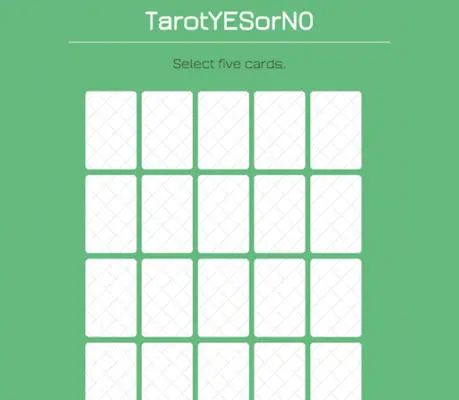 Tarot YES or NO android App screenshot 0